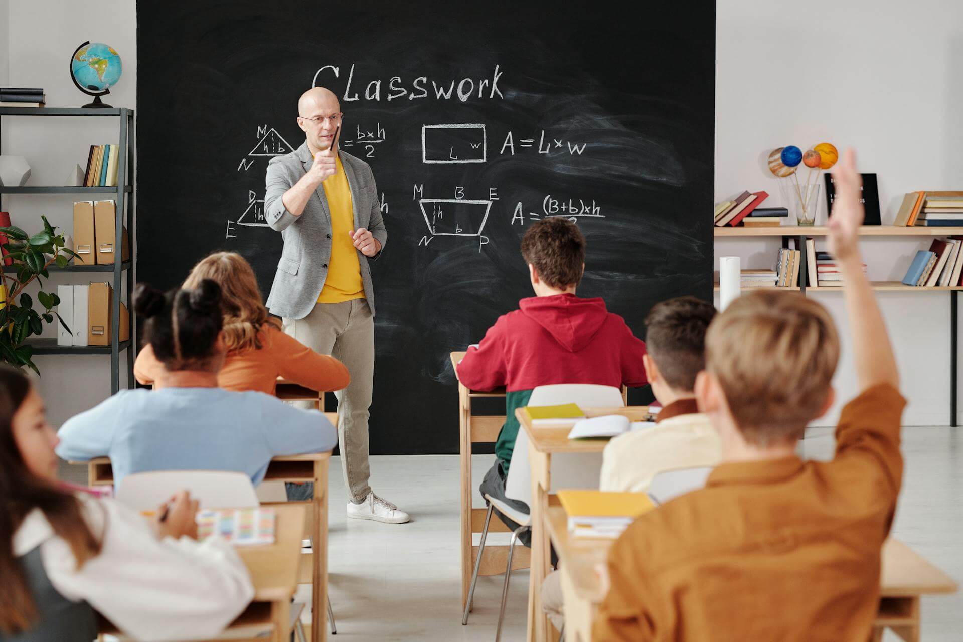 Teacher In Class Storage Image