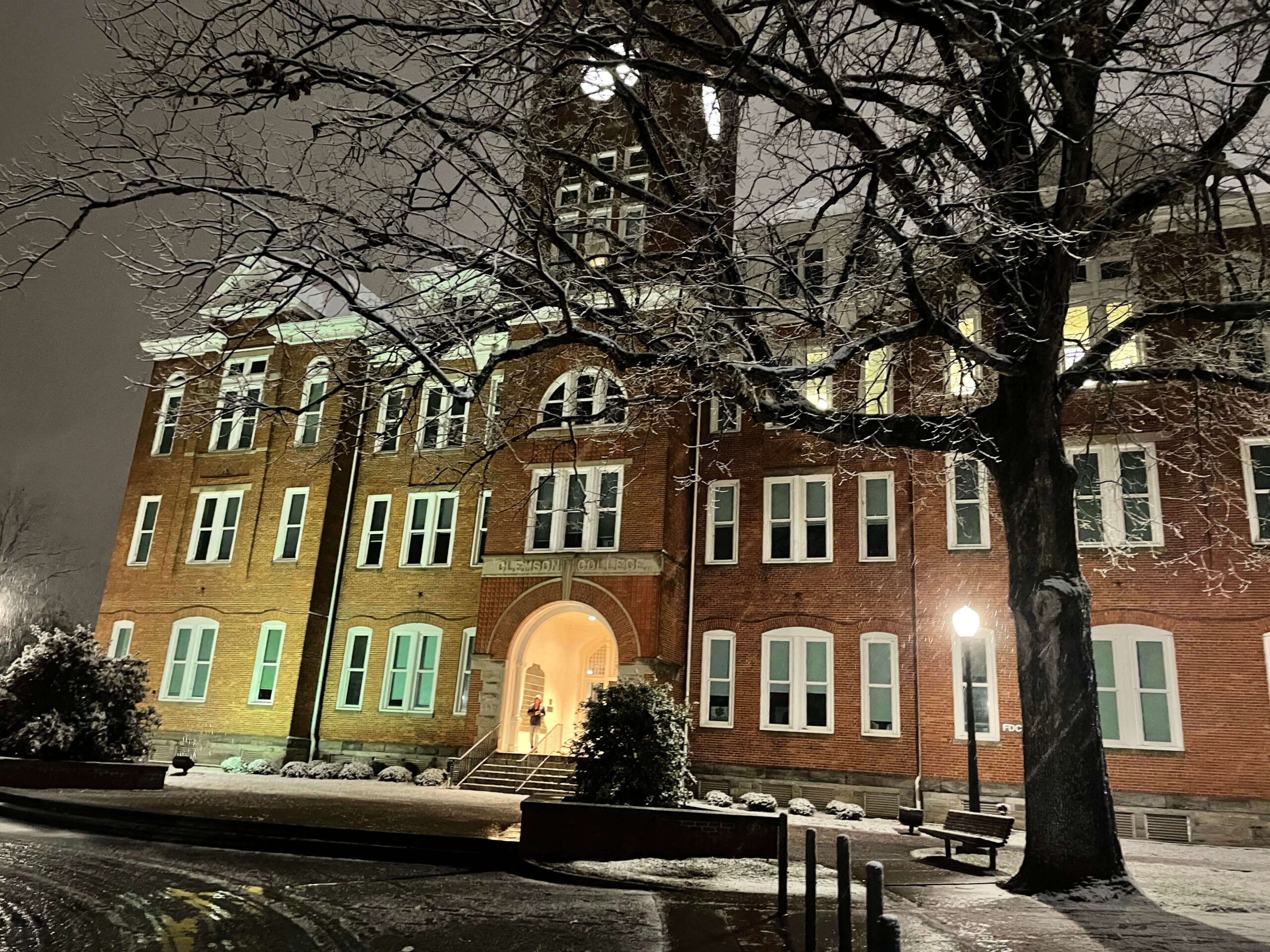 Snowy Clemson University Image